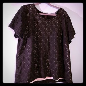 Market & Spruce Black blouse
